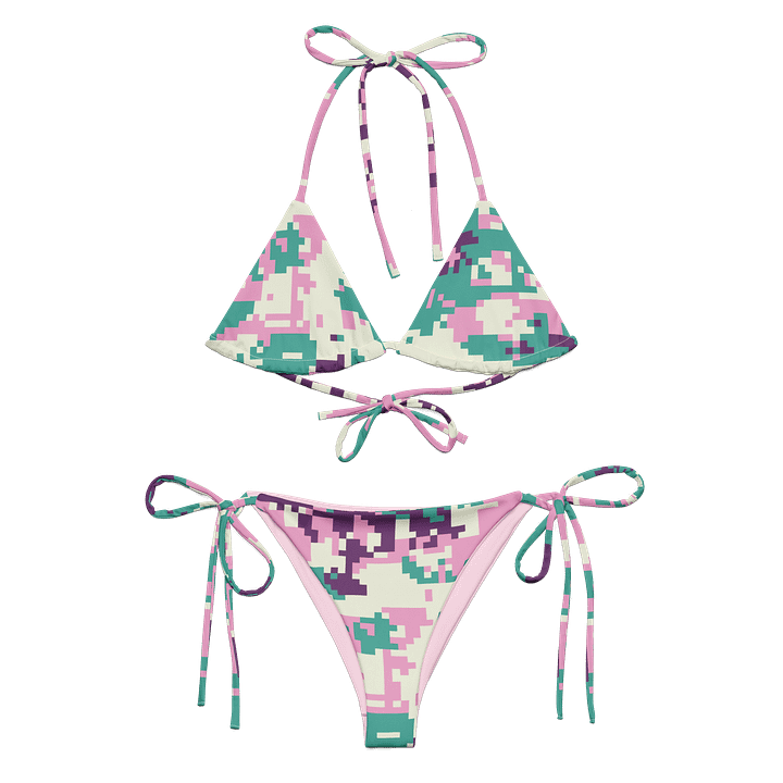 Pixelated Paradise String Bikini Set product image (2)