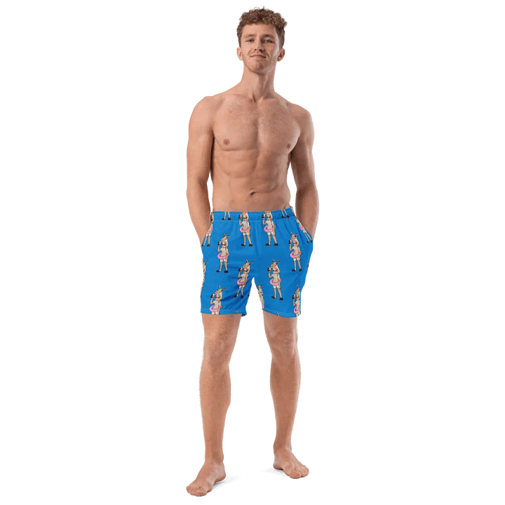 Summer Alpaca Men's Swim Trunks product image (1)