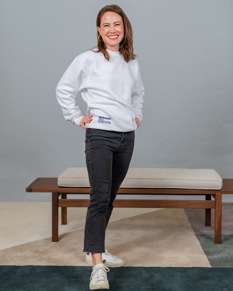 S. Flagship White Crewneck product image (2)