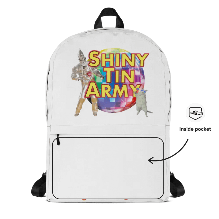 Shiny Tin Army Backpack product image (12)