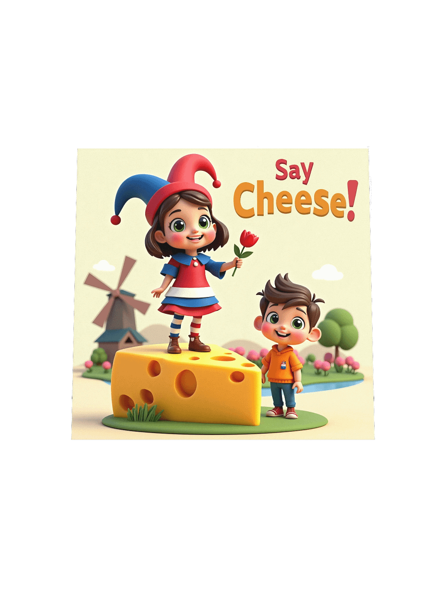 JessyJesty “Say Cheese!” Enhanced Matte Poster – Fun Art for Curious Kids product image (4)
