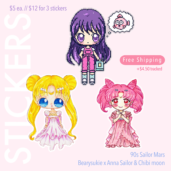 Sailor Moon Series stickers product image (1)