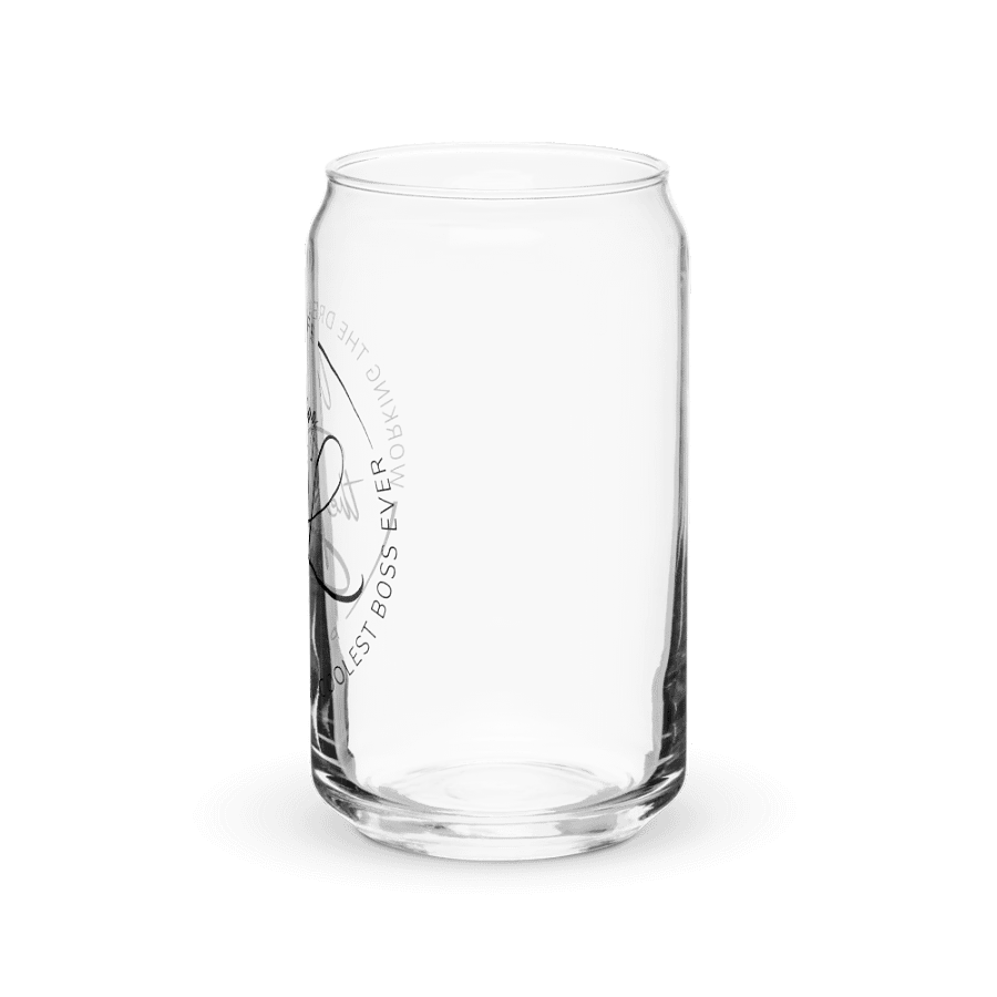 Can-Shaped Glass Tumbler – Coolest Boss Ever | Sleek, Trendy & Leadership-Approved product image (8)