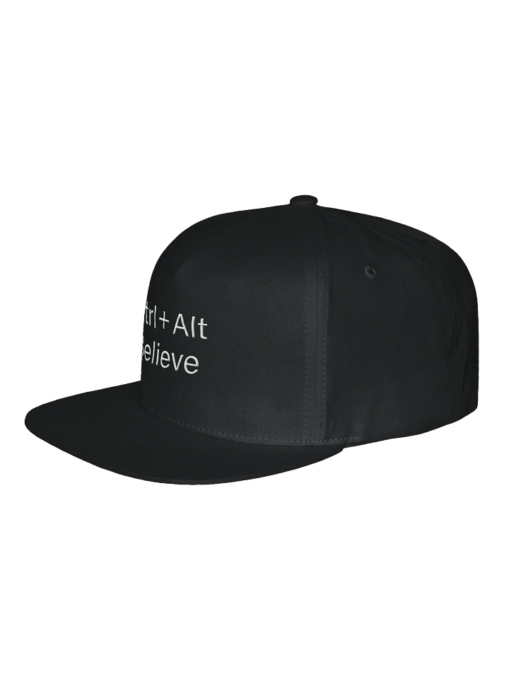 “Ctrl + Alt Believe.” Snapback Hat – Mindset Reboot Edition product image (2)