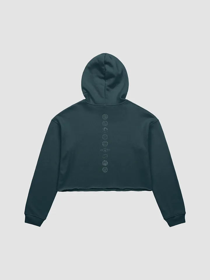 PW & vertical planets cropped hoodie product image (2)