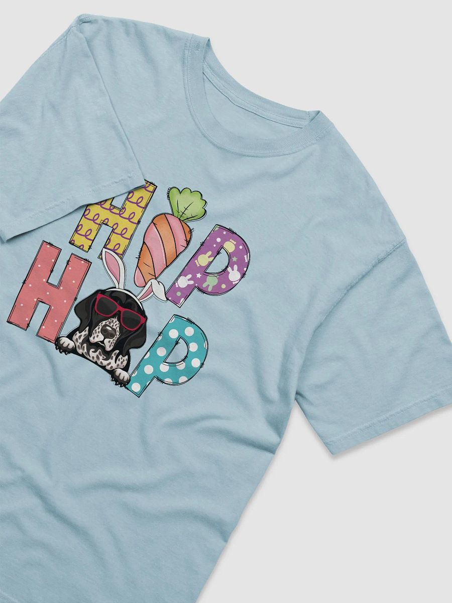 Hip Hop Easter German Shorthaired Pointer T-Shirt | Cute Easter Day GSP Wearing Bunny Ears and Sunglasses T-Shirt product image (8)