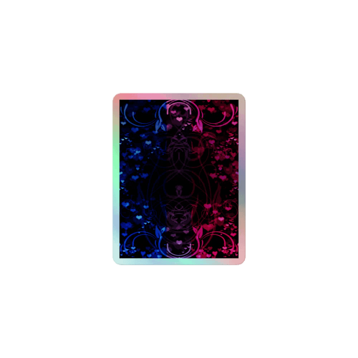 Bisexual Pride Flag Sticker (Flourish Variation) product image (1)