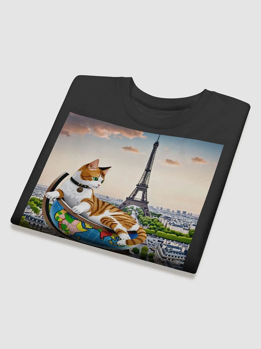 Whimsical Wanderlust Cat Sweatshirt product image (4)