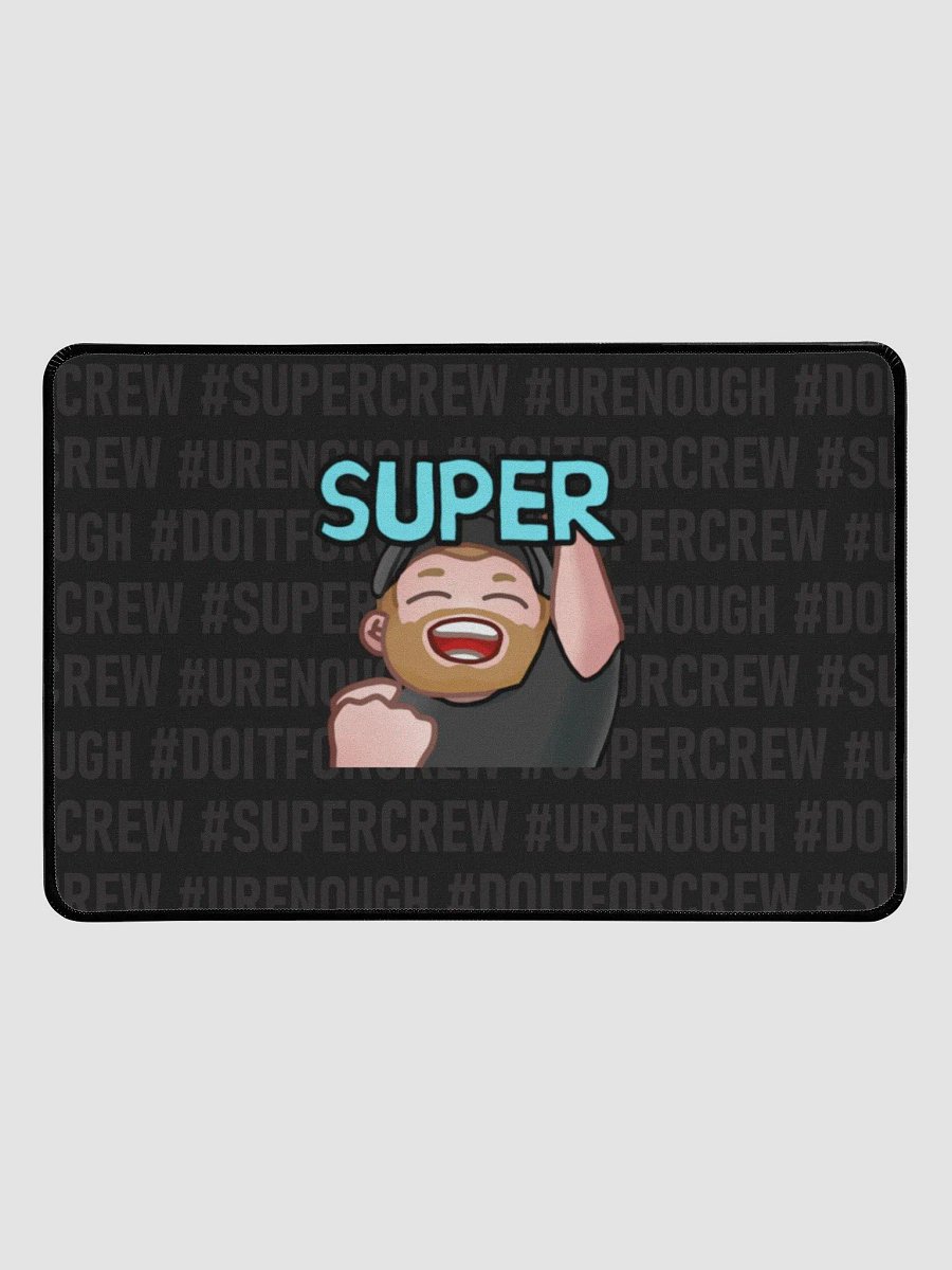 Super # - Black Desk Mat 12