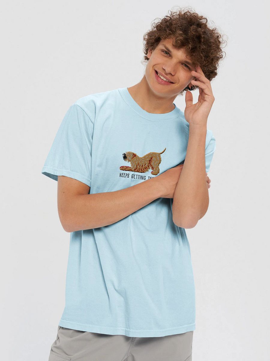 Keeps Getting Terrier T-Shirt(Embroidered) of a Wheaten Terrier(2) product image (45)
