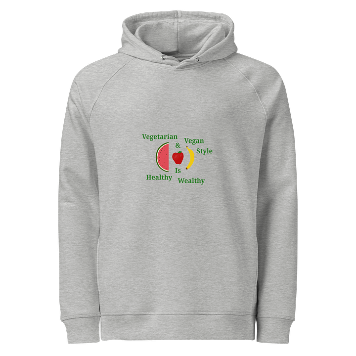 Fruity Vegan Vibes Organic Hoodie product image (1)