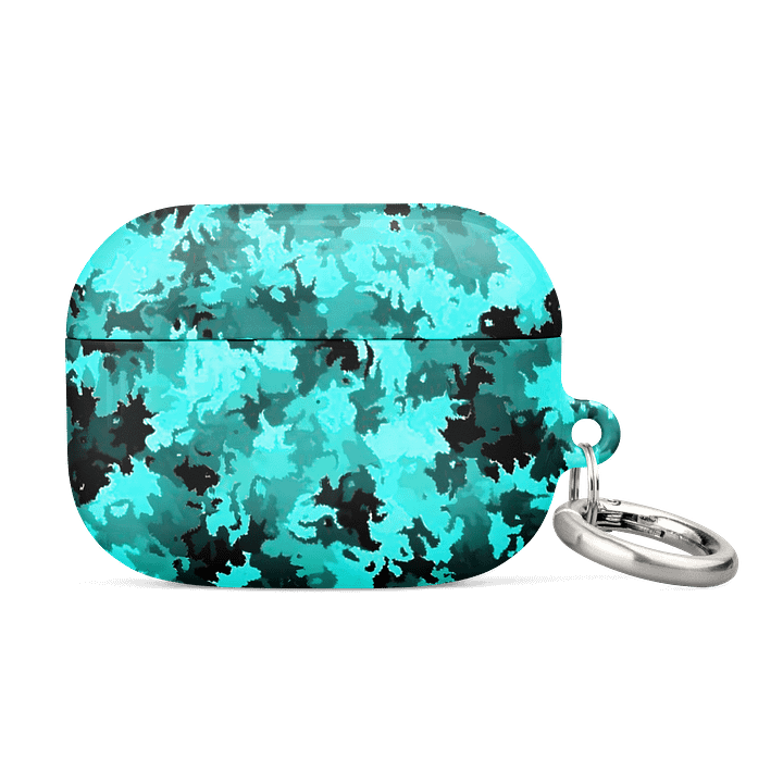 Turquoise Camo All-Over Print AirPods® Case product image (4)