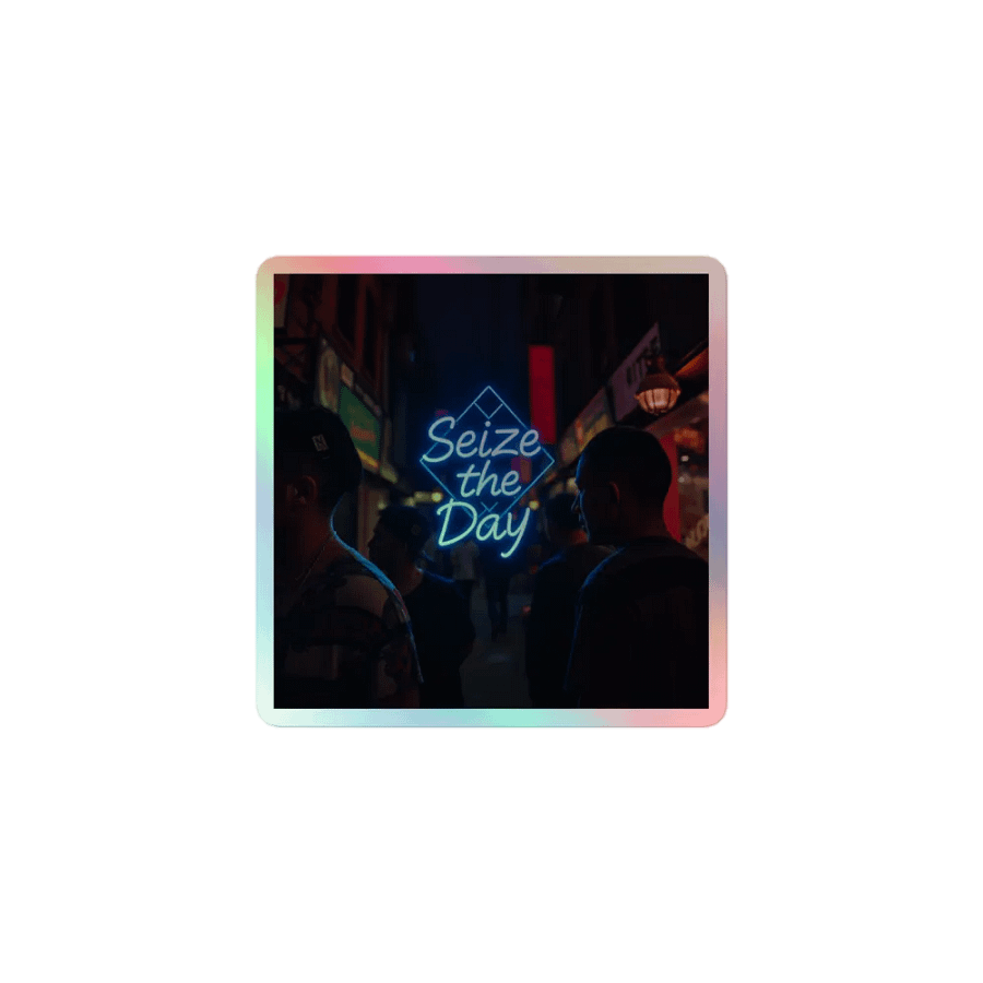 Seize the Day Holographic Sticker Set product image (1)