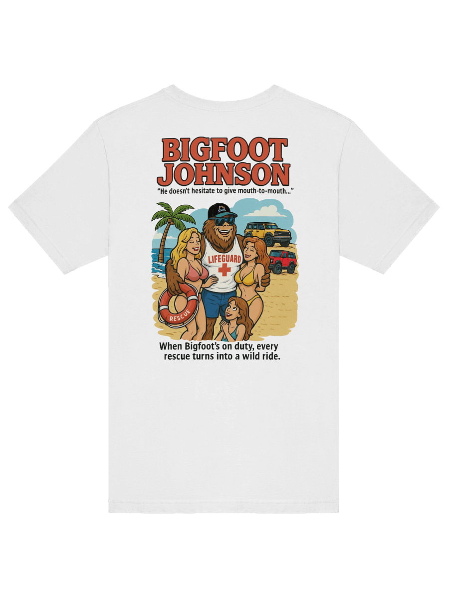 Bigfoot Johnson Lifeguard Tee (White) product image (6)