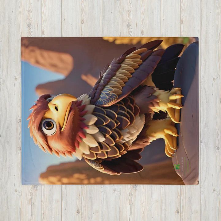 Endangered Species - Mexico - Golden Eagle Throw Blanket product image (2)