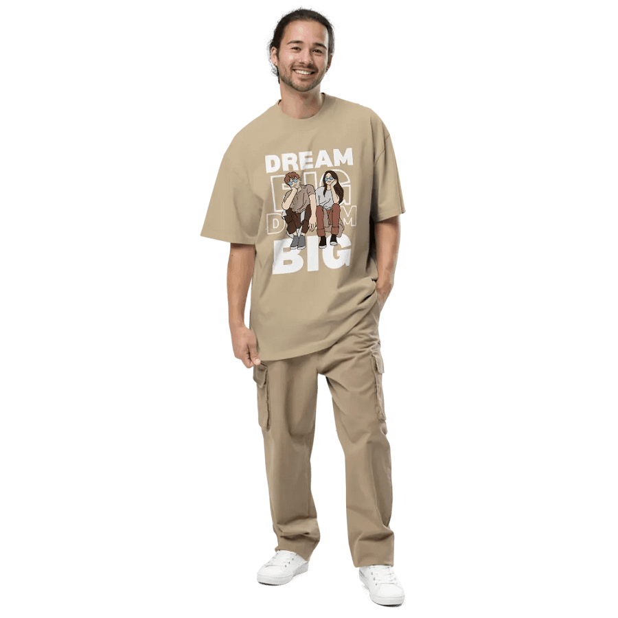 Dream big dream oversized t-shirt product image (6)