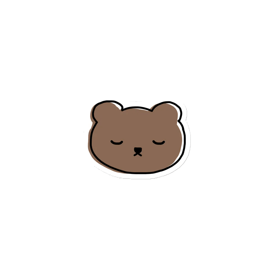 Sleepy Bear Magnet product image (1)