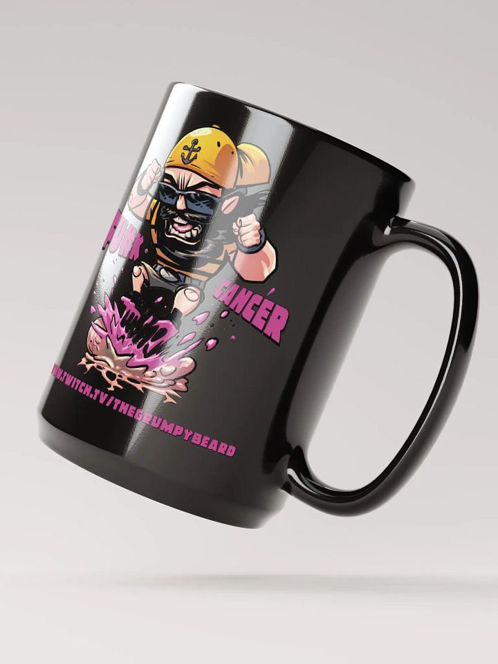 F#CK CANCER STOMP - Black Glossy Mug product image (2)