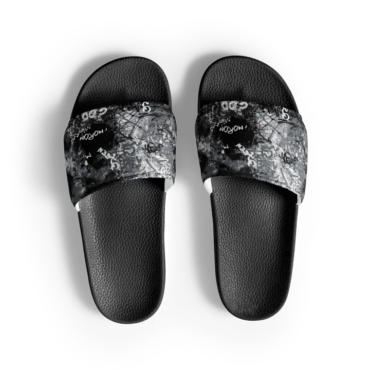 Black and White Graffiti | Men's Slides product image (1)