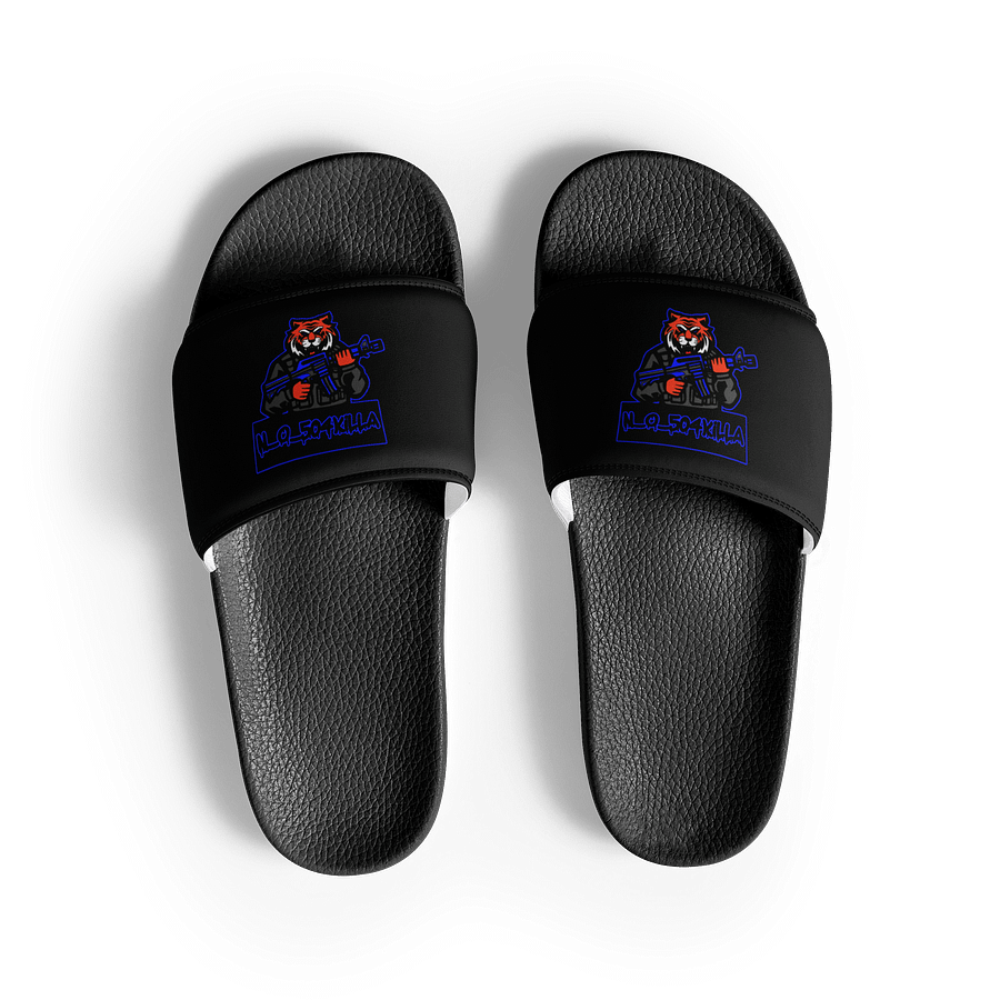 All Black Gang Slides product image (2)