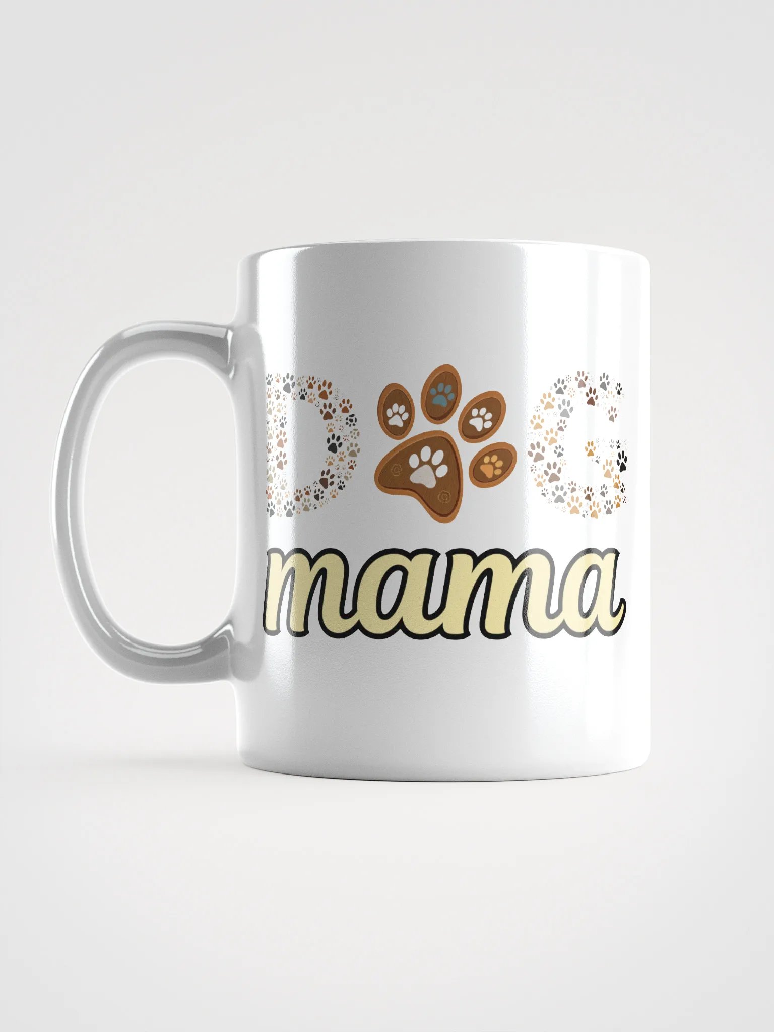 Dog Mama Paw Prints Furry Mug product image (1)