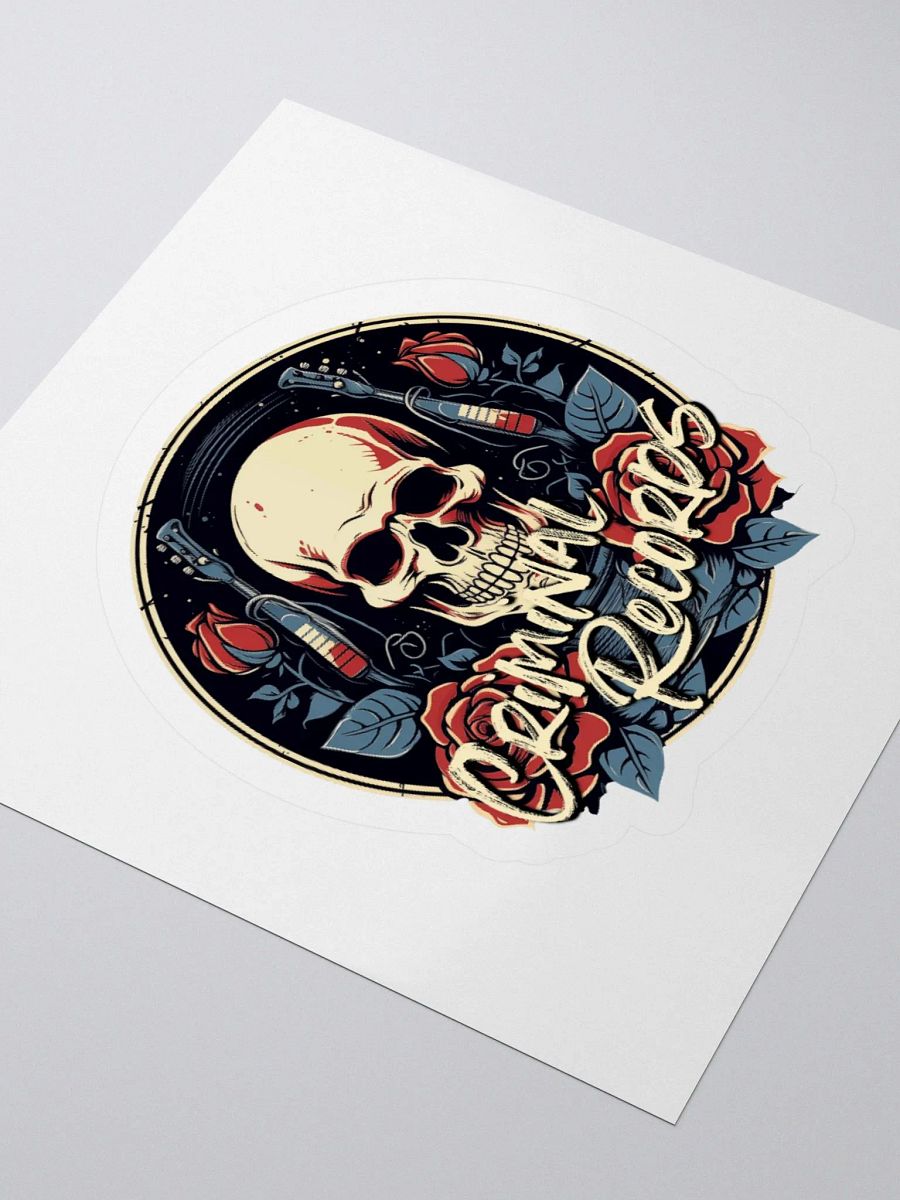 Criminal Records Kiss Cut Sticker product image (3)