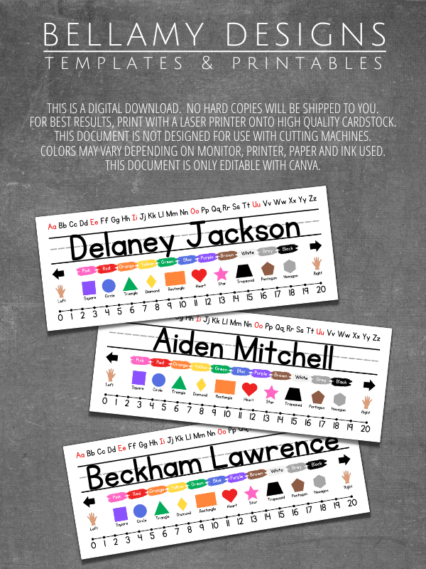 Student Desk Name Tags product image (6)