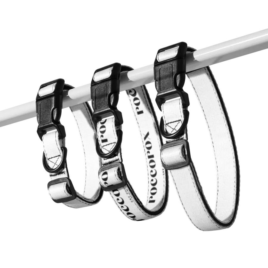RoccoRox Dog Collar White Size Medium product image (8)