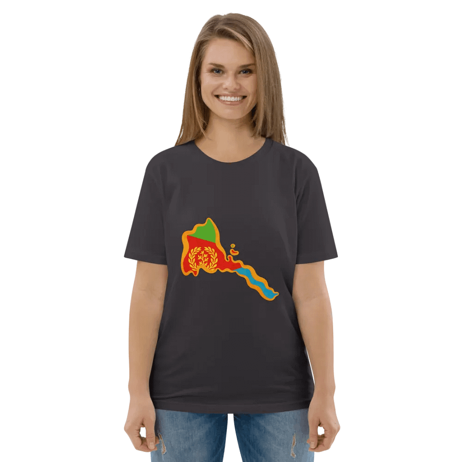 Eritrean Flag Emblem Organic T-Shirt product image (139)