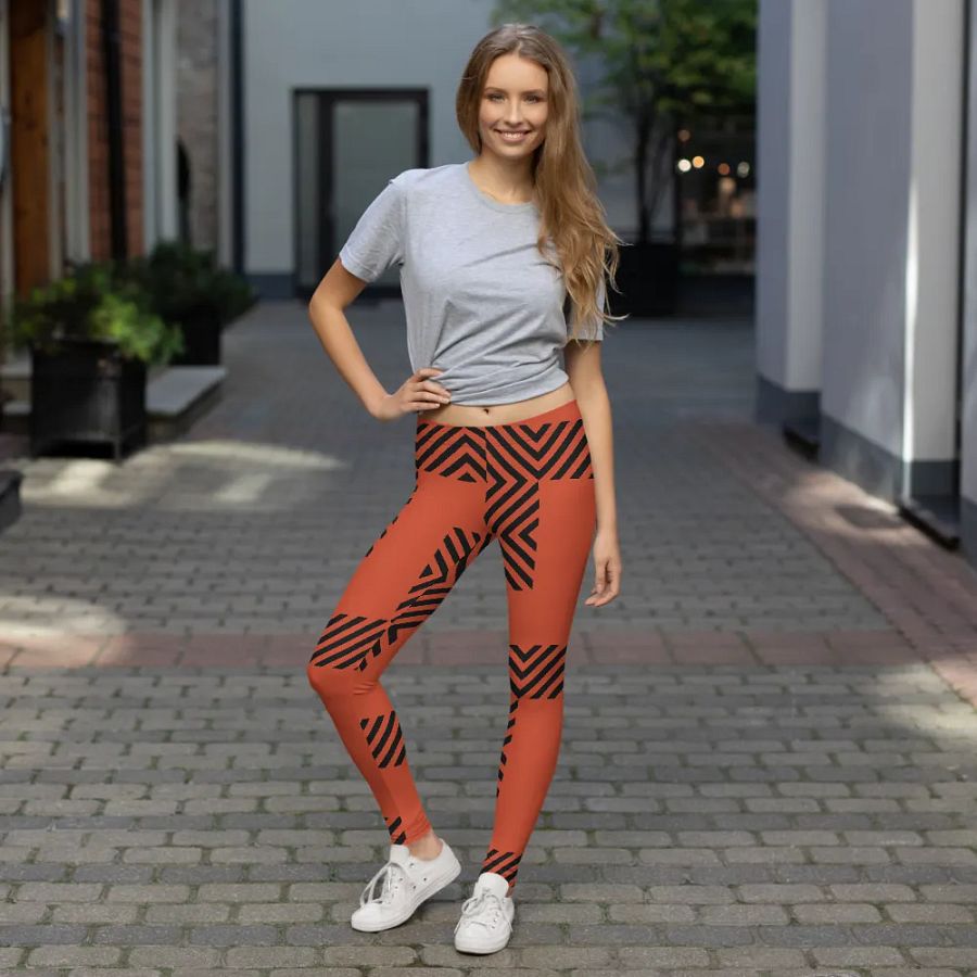 Chevron Chic All-Over Print Leggings product image (7)