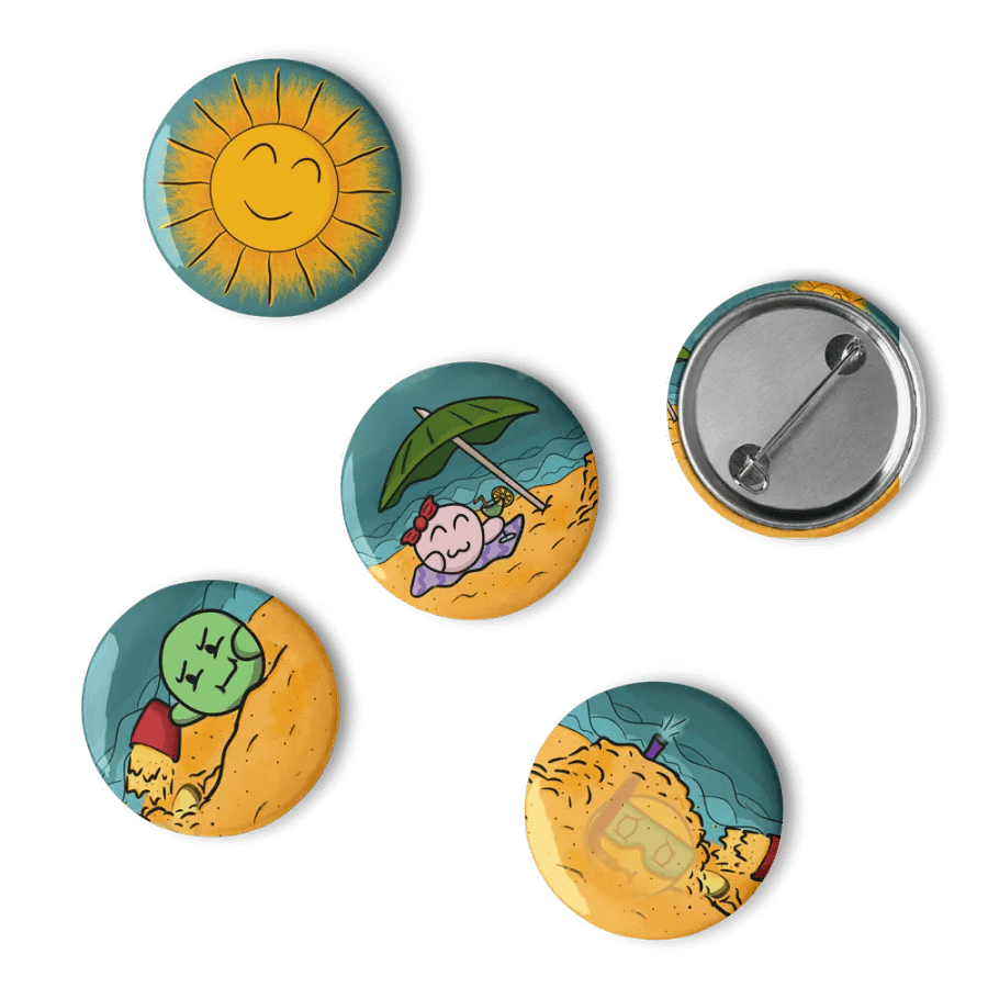 Dango Summer Set - Pin Buttons product image (6)