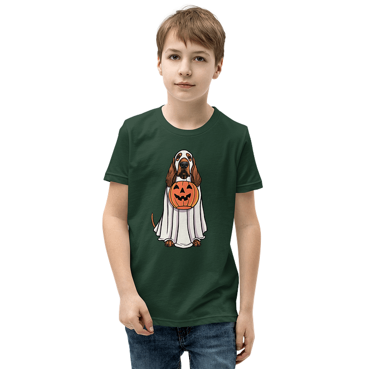 Halloween Bloodhound(Red) Youth T-Shirt product image (13)