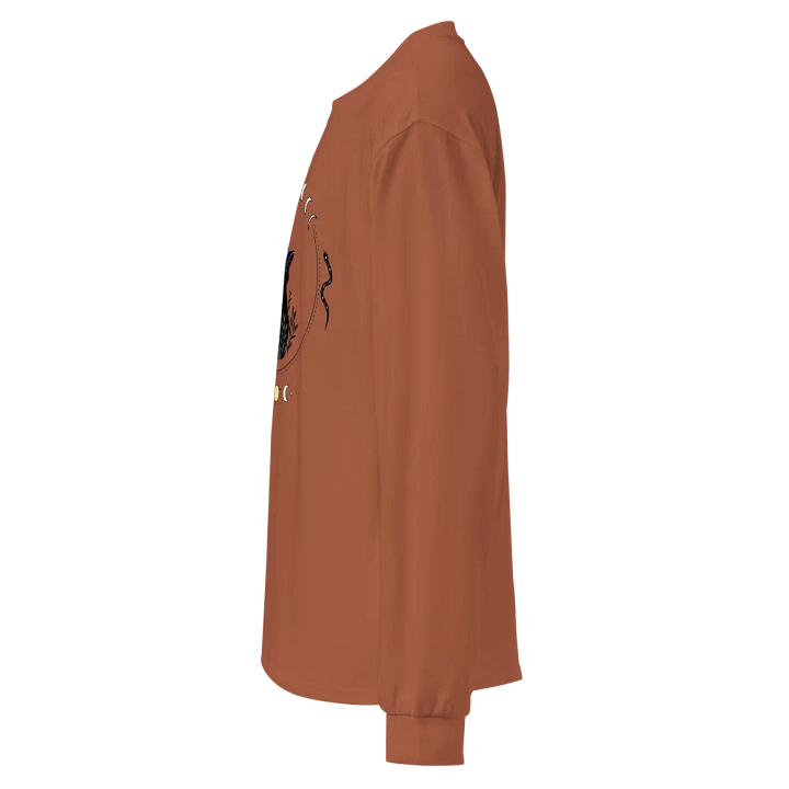 Witchy Cat & Moon Long Sleeve Shirt product image (5)