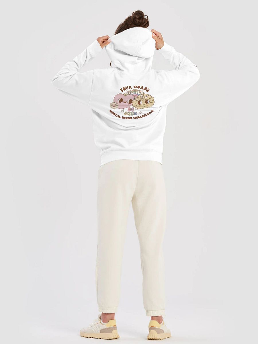 Your Words Matter, Be Nice Unisex Hoodie – Spread Kindness and Positivity product image (37)