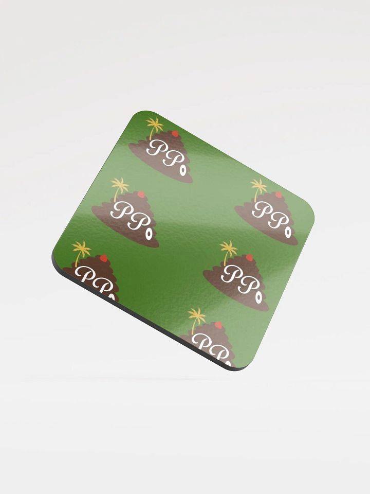 Poop Pees Classic Logo Coaster product image (1)