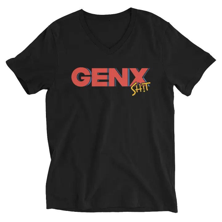 Cellphone V-Neck Black T-Shirt product image (1)