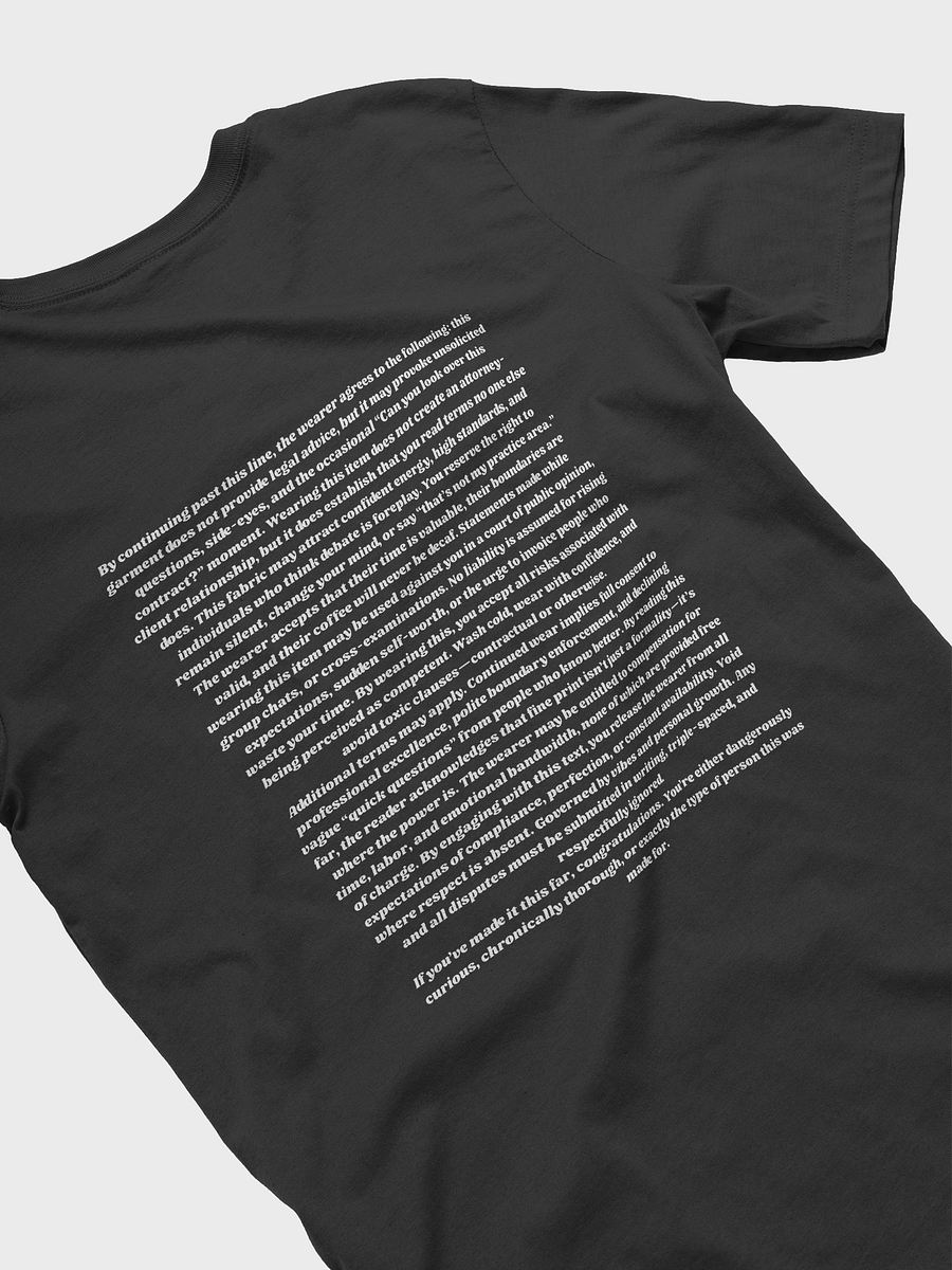 "Read The Fine Print" - Matching Tee product image (4)