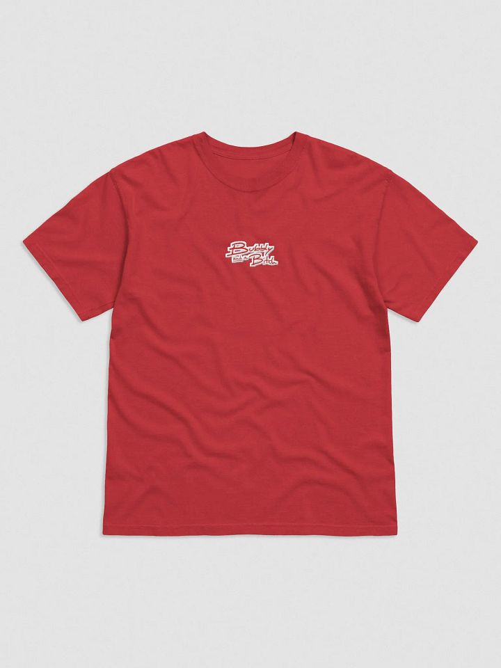 Bubbly and a B*tch embroidered garment-dyed tee (red bubble design) product image (1)