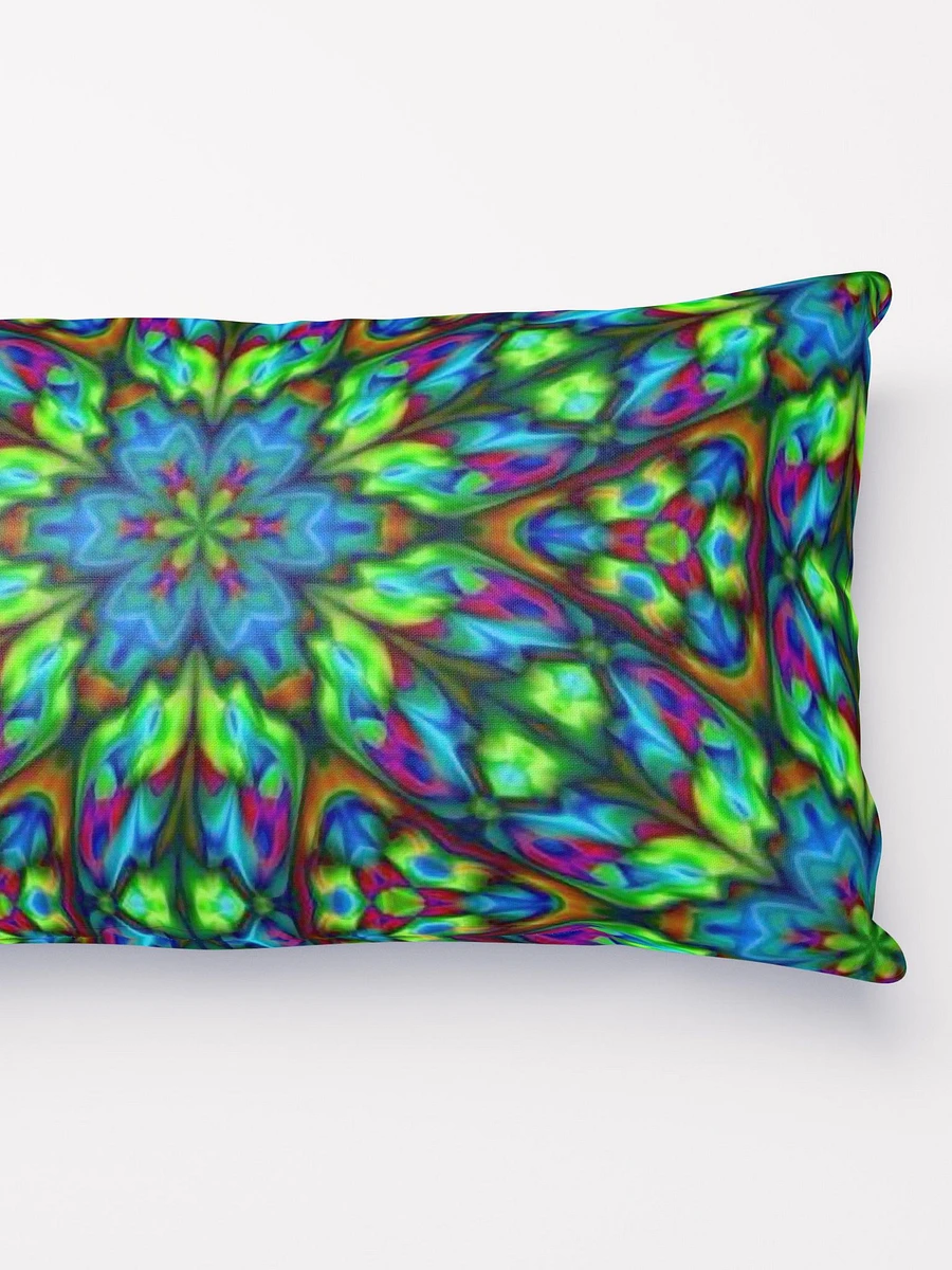 Blue Green Kaleidoscope Throw Pillow product image (4)