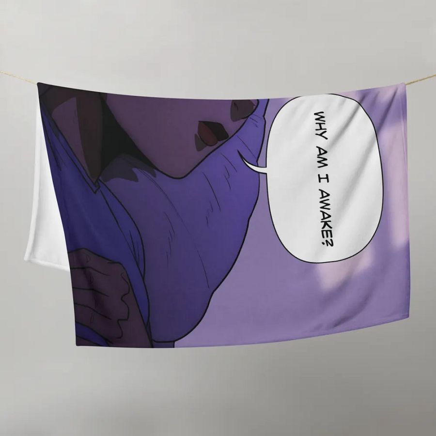 Why Am I Awake Throw Blanket product image (9)