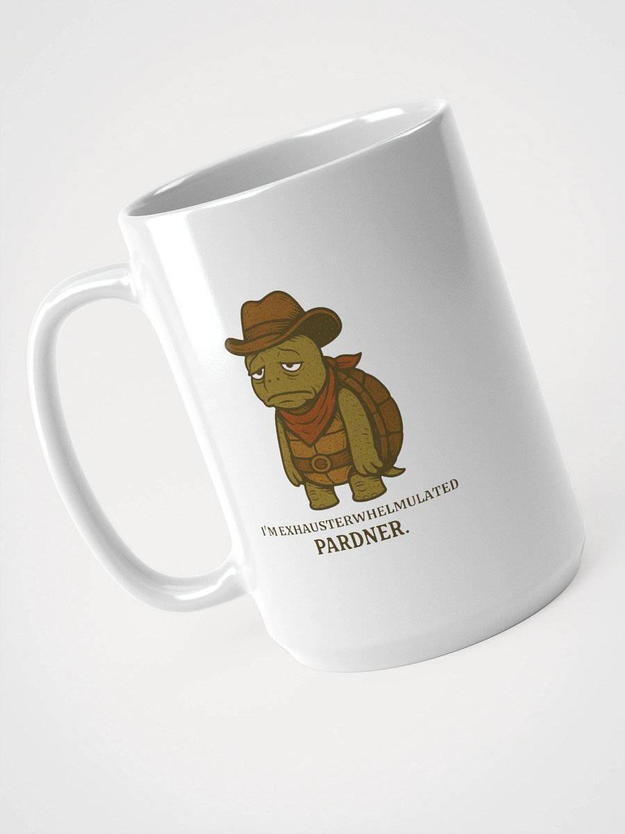 Tired Turtle Cowboy Mug product image (1)