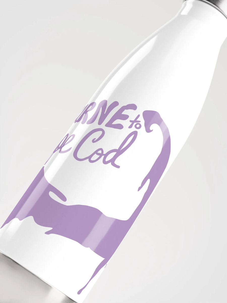 BOURNE to Cape Cod™ | Stainless Bottle | East Side Lavender on White 💧 product image (5)
