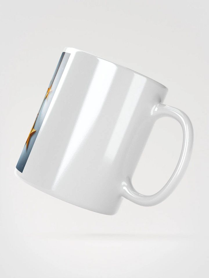 New Golden Stars White Glossy Mug product image (2)