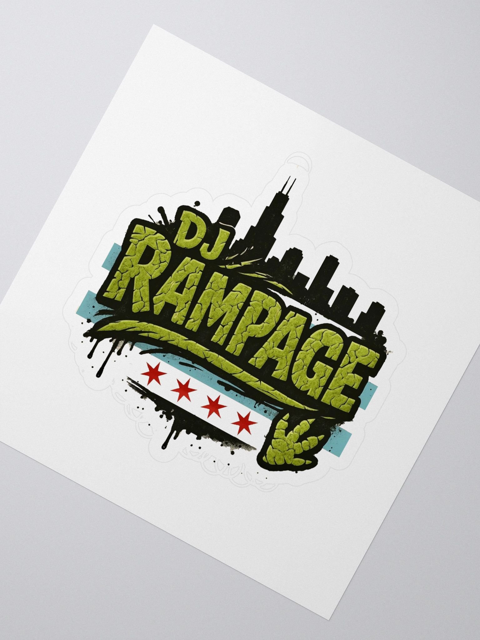 DJ RAMPAGE DINO STICKER product image (2)