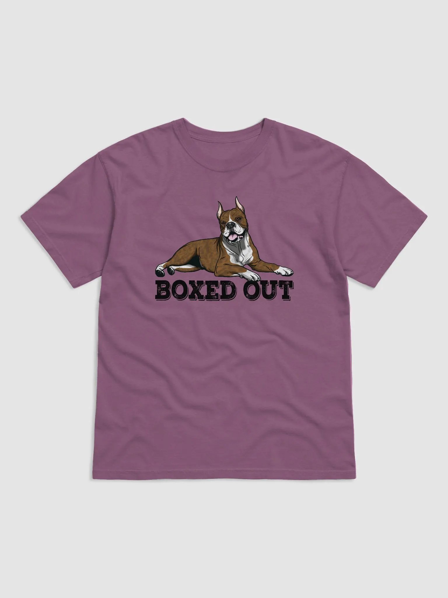 Boxed Out T-Shirt of a Boxer Dog (Brindle) | Funny T-Shirt for Boxer Paw-rents product image (9)