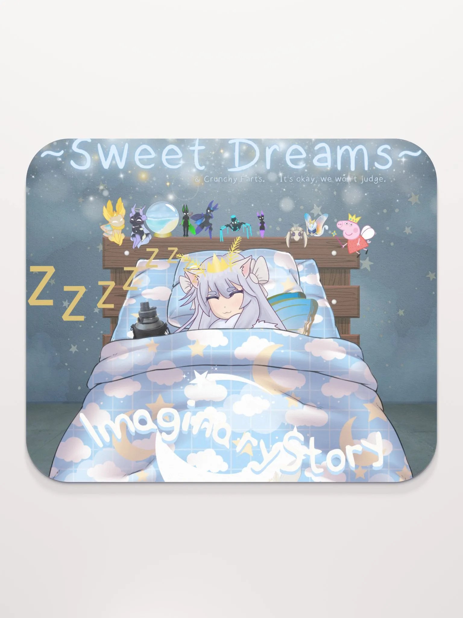 🌙☁️ImaginaryStory Sweet Dreams Mouse Pad☁️🌙 product image (2)