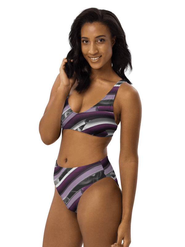 Purple Smoke High Waisted Bikini product image (5)