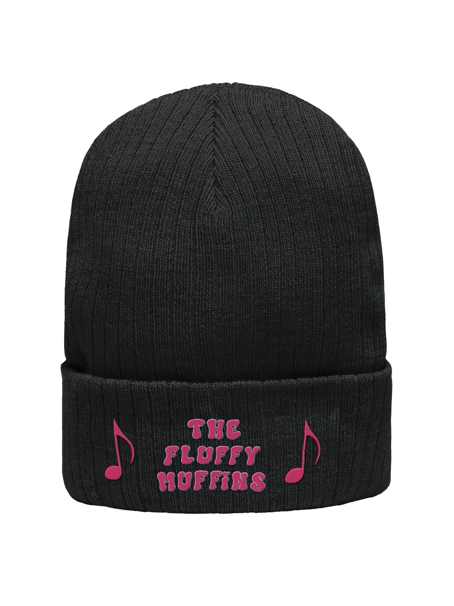 Pink Fluffy Ribbed Beanie product image (1)