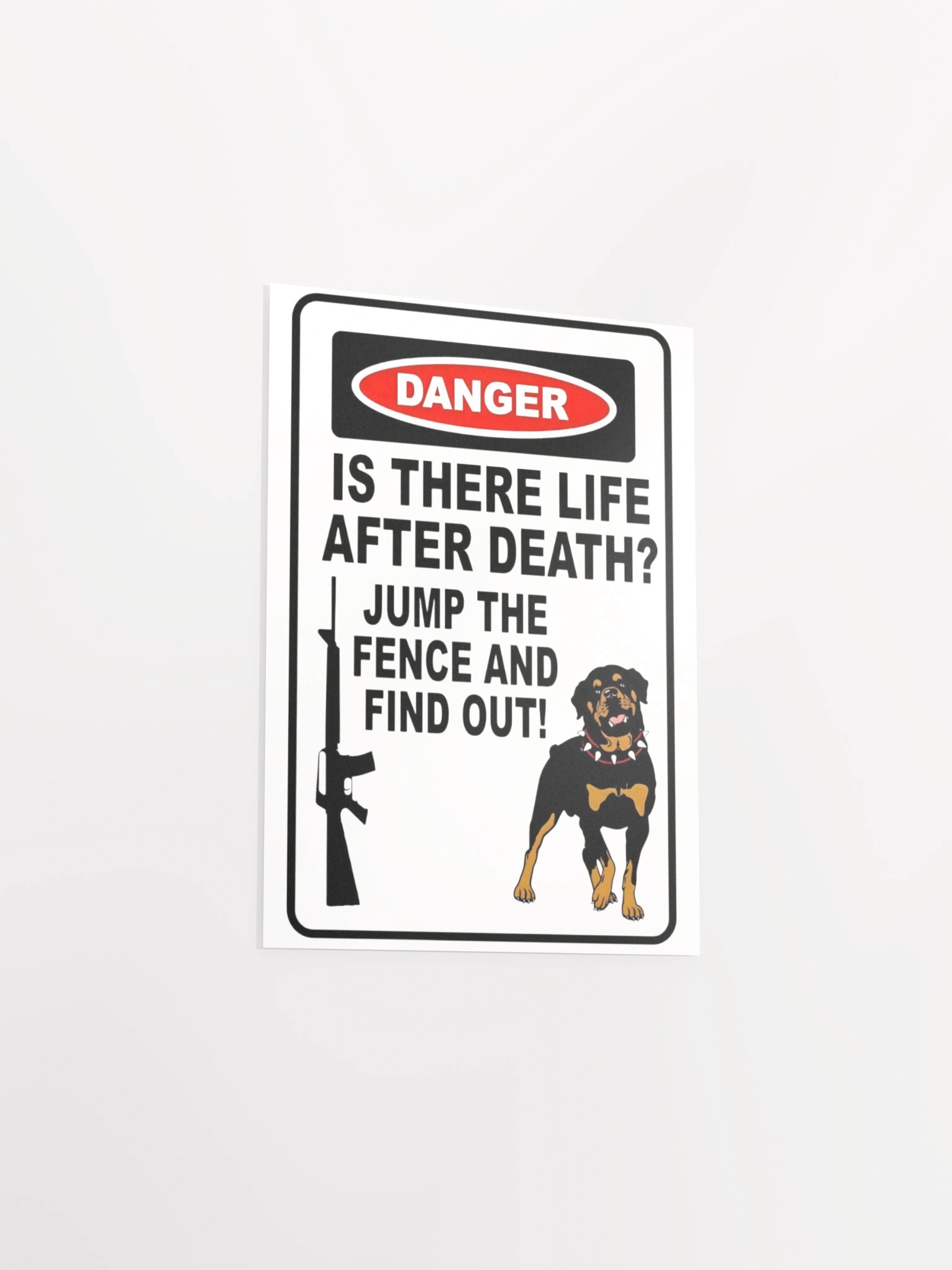 Rottweiler Danger Poster product image (24)