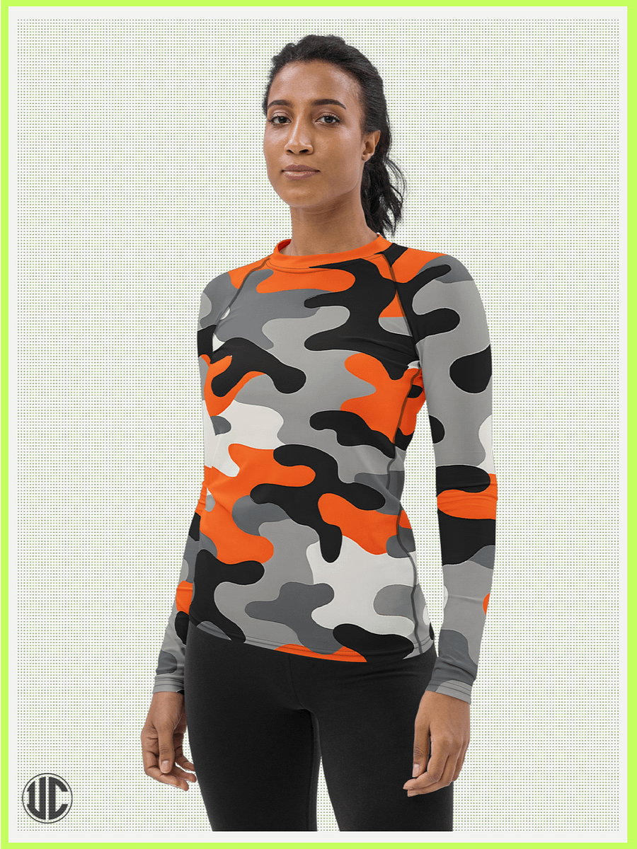 Riot – Urban Camo Women’s Rash Guard product image (3)